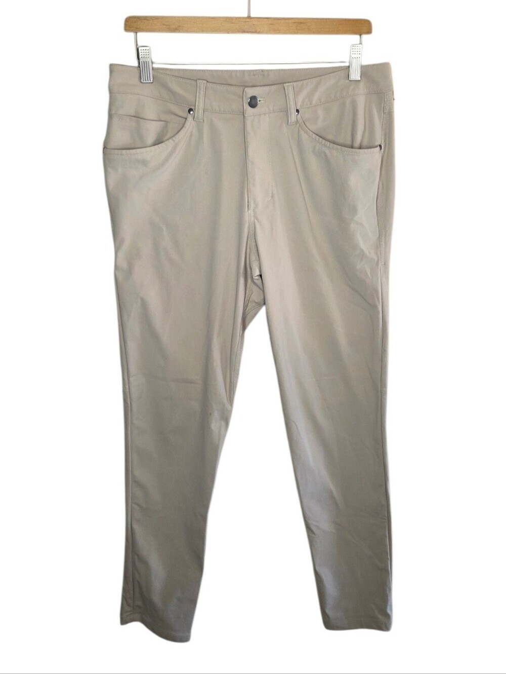 Lululemon Mens ABC Slim Fit Khaki Pants Size 31